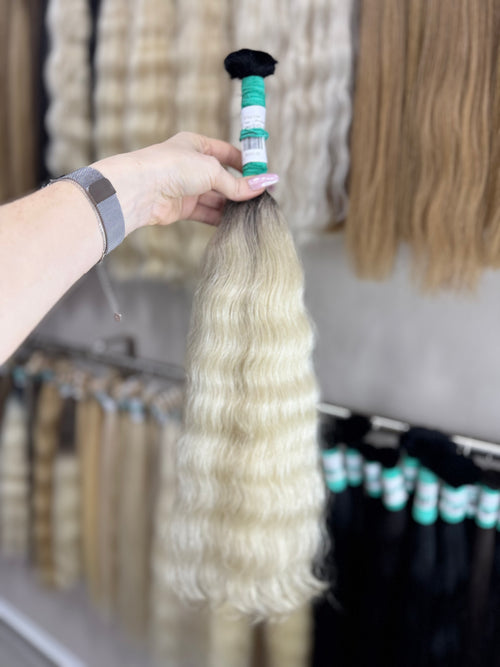 Ombre Hair  - Processed (Wavy - Color 0 -55 cm -101 gr)