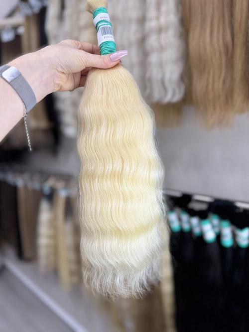 Raw Hair Extensions - Processed (wavy - Color 613 -48 cm -119 gr - 80/224)