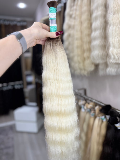 Raw Hair Extensions - Processed (Wavy - Color ombre -69 cm -173 gr - 261/234)