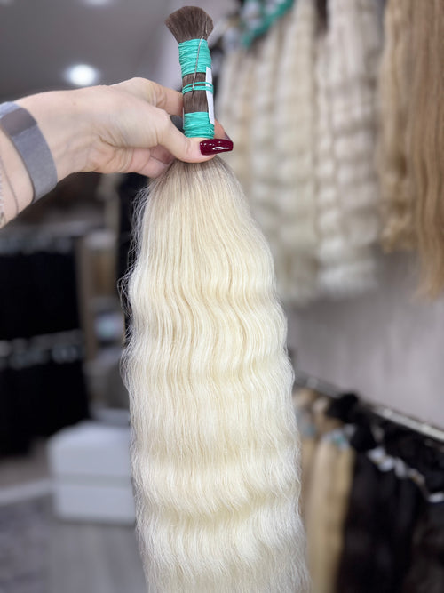 Raw Hair Extensions - Processed (Wavy - Color ombre -58 cm -147 gr - 201/234)