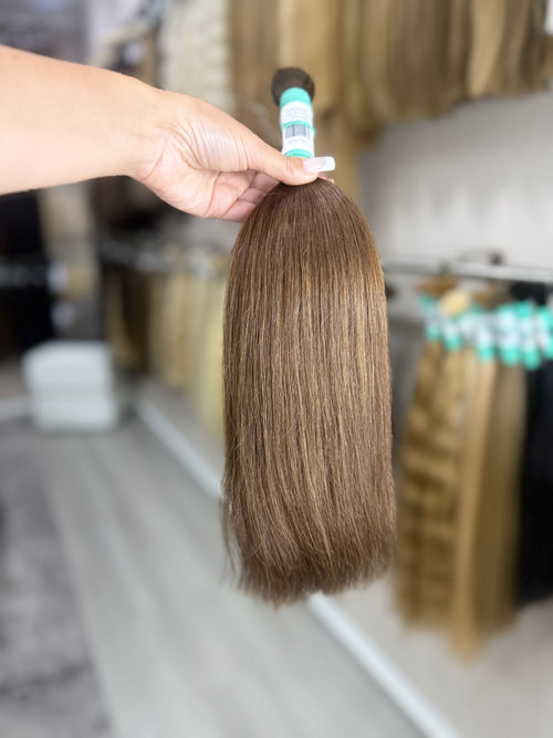 Raw Hair Extensions - Processed (Straight - Color 4 -43 cm -100 gr - 2887/212t)