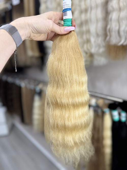 Raw Hair Extensions - Processed (Wavy - Color 20 -54 cm -92 gr)