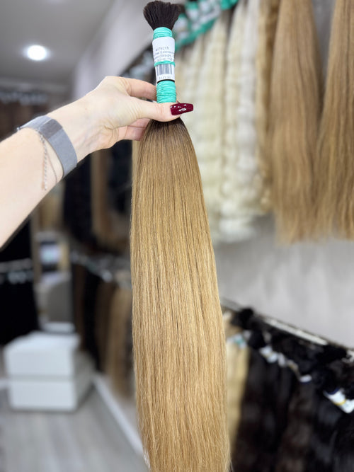 Raw Hair Extensions - Processed (Straight - Color ombre -63 cm -156 gr - 4079/217t)