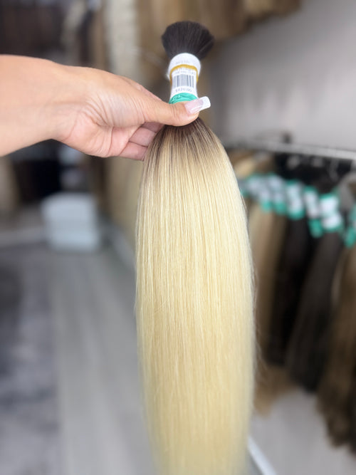 Raw Hair Extensions - Processed (straight - Color ombre -56 cm -140 gr - 54/232v)