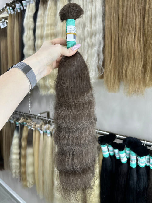 Raw Hair Extensions - Processed (wavy - Color 3b -55 cm -144 gr - 291/234)
