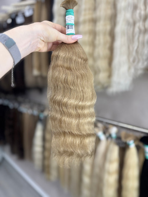 Raw Hair Extensions - Processed (Wavy - Color 14 -45 cm -77 gr)