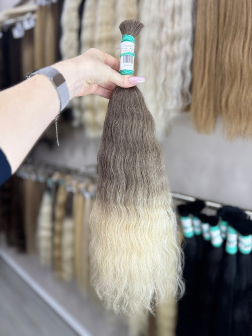 Ombre Hair  - Processed (Wavy - Color 0 -55 cm -100 gr)