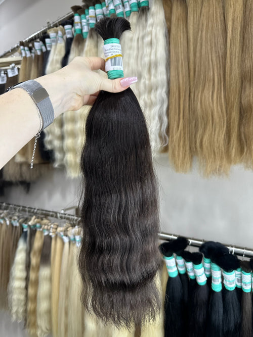Raw Hair Extensions - Processed (wavy - Color 1b -50 cm -147 gr - 2462/203)