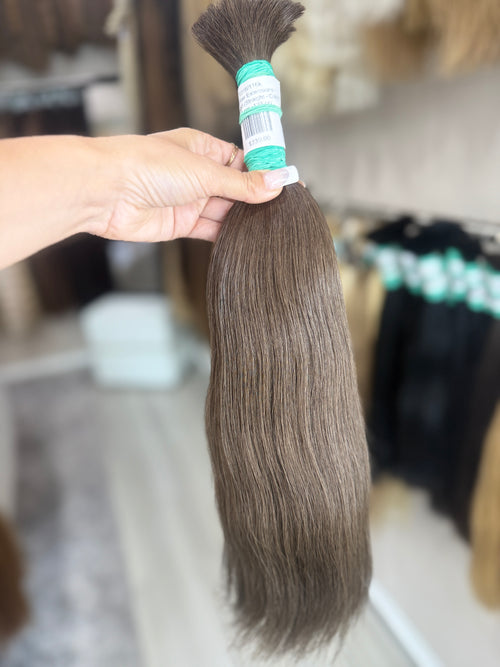 Raw Hair Extensions - Processed (Straight - Color 3 -48 cm -138 gr)