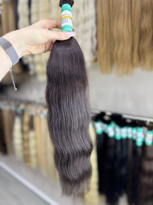 Raw Hair Extensions - Processed (wavy - Color 2 -56 cm -151 gr - 280/235)