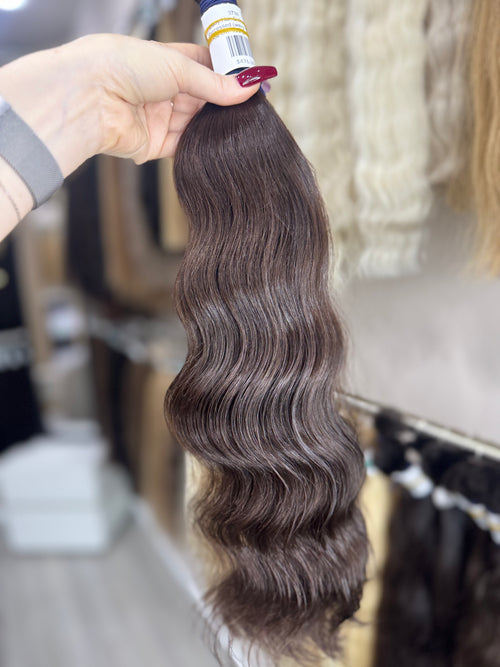 Baby Hair Extensions - Processed (wavy - Color 2 -52 cm -136 gr - 379/i)