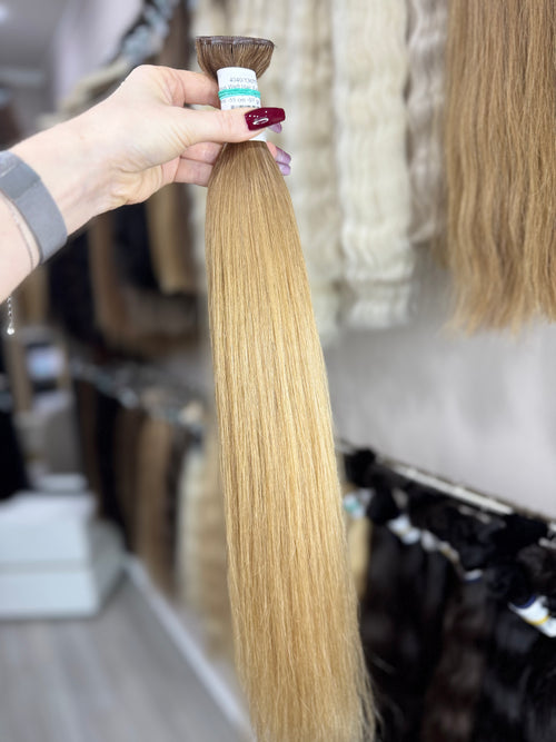 Genius Weft Hair Extensions - Processed (Straight - Color ombre -55 cm -97 gr - 4040)