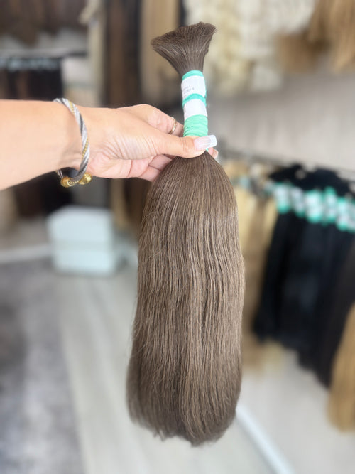 Raw Hair Extensions - Processed (straight - Color 4 -49 cm -128 gr)