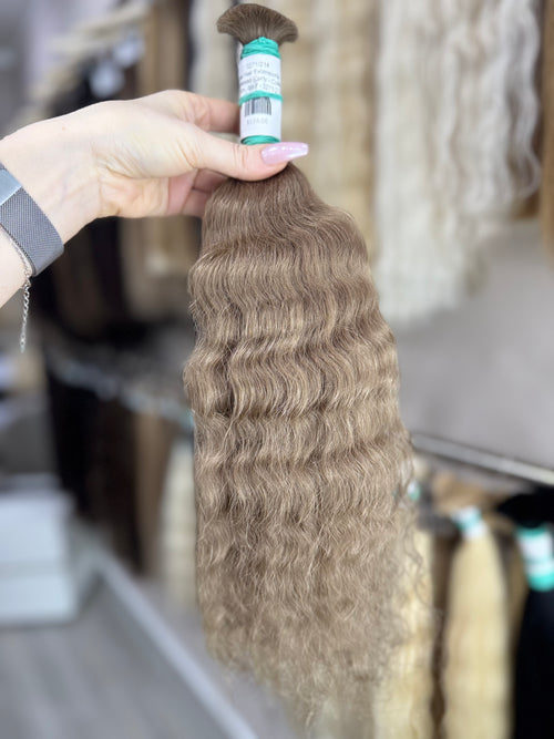 Raw Hair Extensions - Processed (Curly - Color 5 -45 cm -99 gr - 3271/214)
