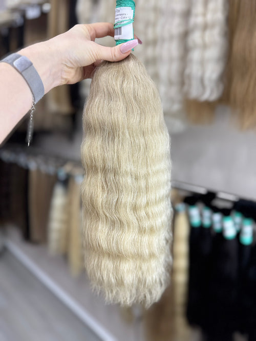 Raw Hair Extensions - Processed (Wavy - Color 12 -50 cm -149 gr)