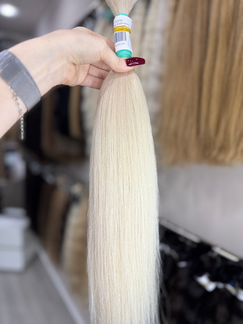 Raw Hair Extensions - Processed (straight - Color 000 -55 cm -115 gr - 15/232v)