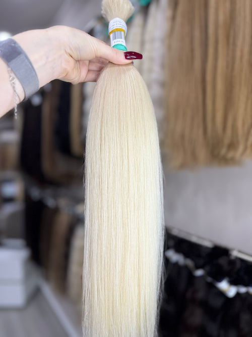 Raw Hair Extensions - Processed (straight - Color 000 -57 cm -128 gr - 16/232v)