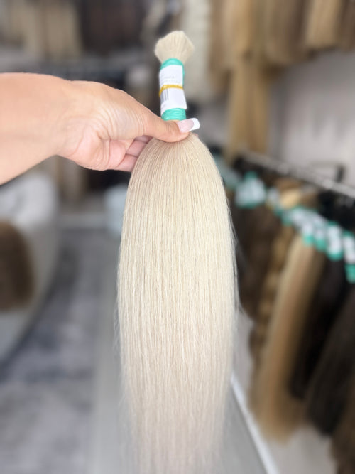 Raw Hair Extensions - Processed (straight - Color 200 -55 cm -125 gr - 29/232v)