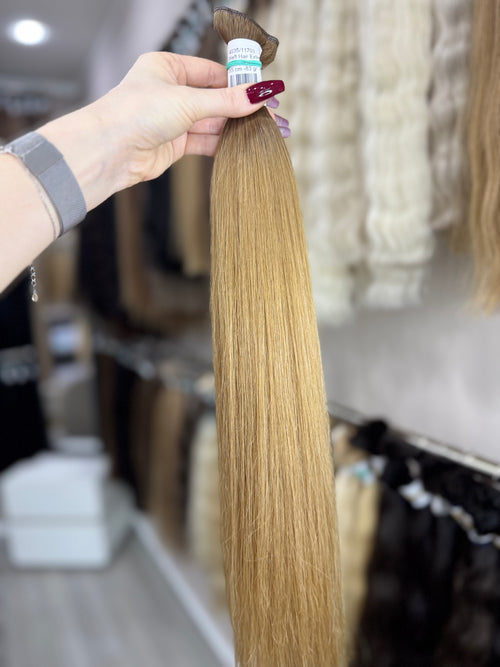 Genius Weft Hair Extensions - Processed (Straight - Color ombre -55 cm -83 gr - 4035)