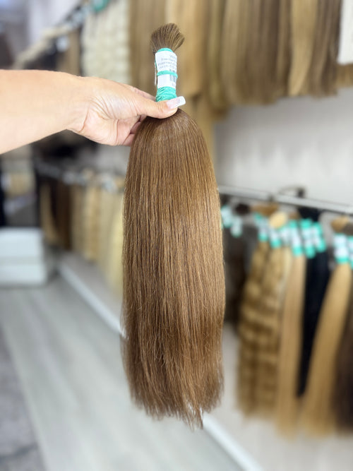 Raw Hair Extensions - Processed (Straight - Color 6 -54 cm -112 gr - 3926/215t)