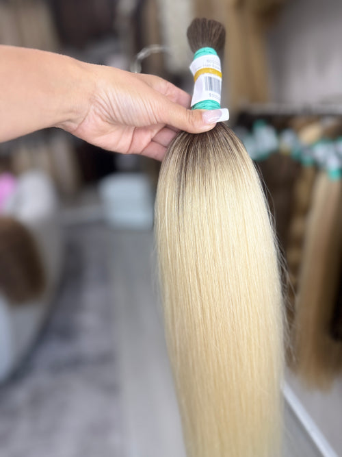 Raw Hair Extensions - Processed (straight - Color ombre -56 cm -101 gr - 50/232v)