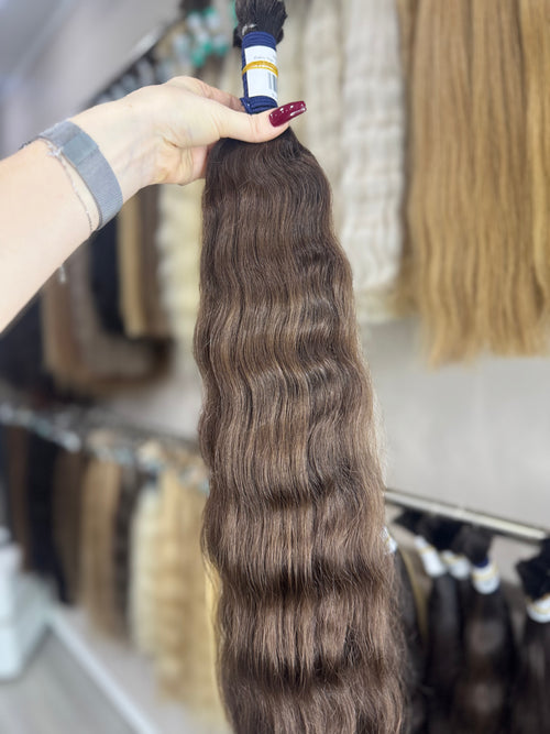 Baby Hair Extensions - Processed (wavy - Color 3 -64 cm -171 gr - 359/i)