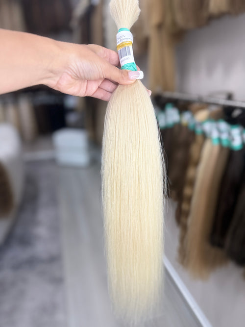 Raw Hair Extensions - Processed (straight - Color 000 -55 cm -86 gr - 26/232v)
