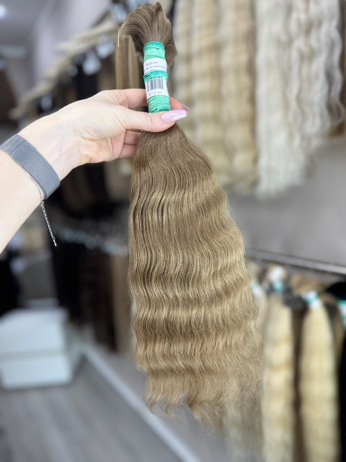 Raw Hair Extensions - Processed (Wavy - Color 10 -48 cm -115 gr)