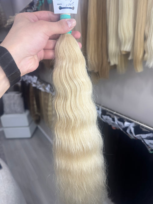 Raw Hair Extensions - Processed (Wavy - Color 25 -65 cm -100 gr)