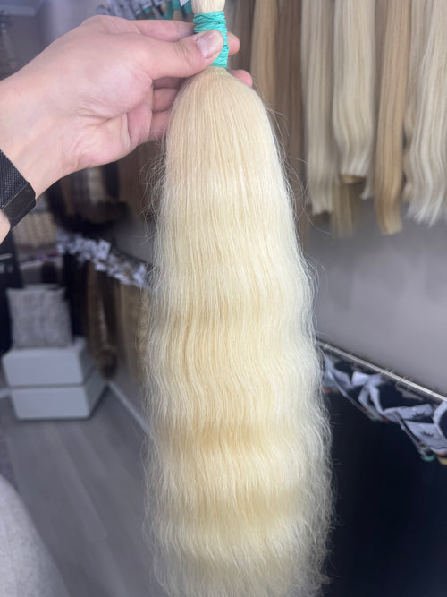 Raw Hair Extensions - Processed (Wavy - Color 613 -63 cm -107 gr - 3790/213)