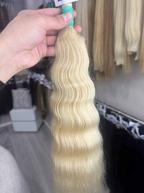 Raw Hair Extensions - Processed (Wavy - Color 25 -63 cm -94 gr)