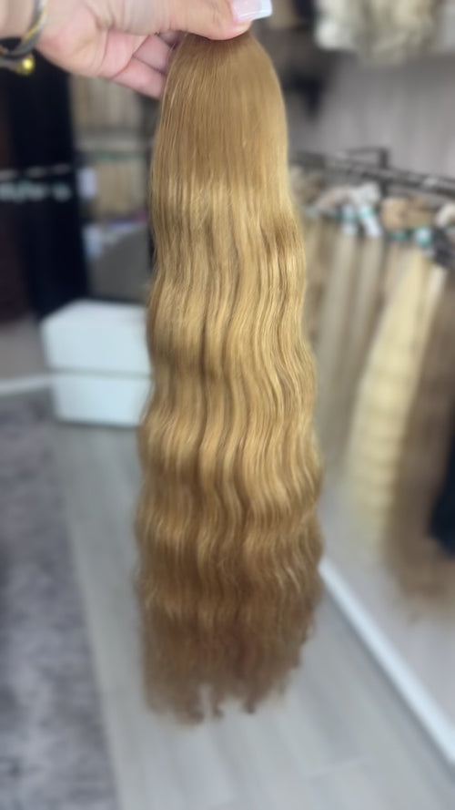 Raw Hair Extensions - Processed (wavy - Color 18 -72 cm -120 gr - 7162/219)