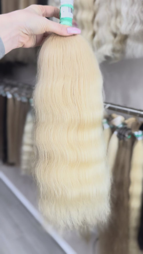 Raw Hair Extensions - Processed (Wavy - Color 25 -56 cm -138 gr)
