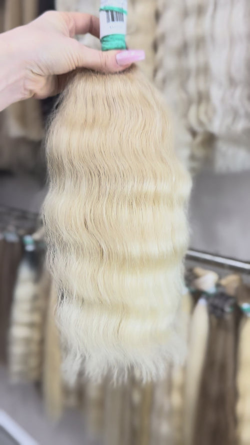Raw Hair Extensions - Processed (Wavy - Color 12 -45 cm -110 gr)