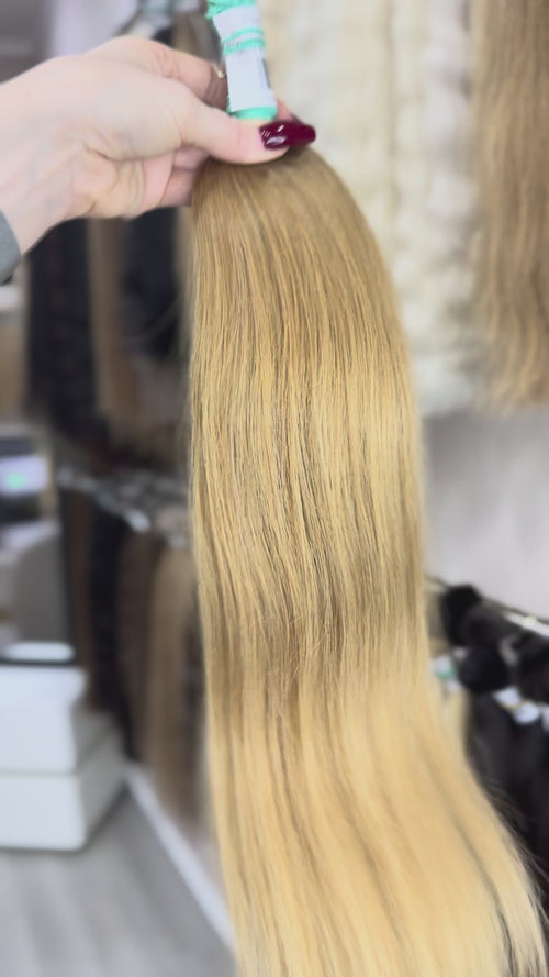 Raw Hair Extensions - Processed (Straight - Color ombre -61 cm -91 gr - 6104/221v det)