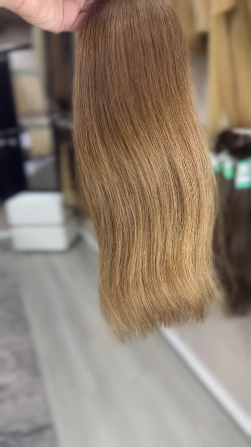 Raw Hair Extensions - Processed (Straight - Color 8 -43 cm -87 gr - 2856/212t)