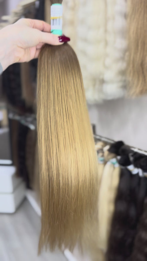 Raw Hair Extensions - Processed (Straight - Color ombre -59 cm -90 gr - 6477/221v det)