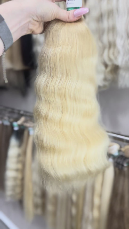 Raw Hair Extensions - Processed (wavy - Color 20 -46 cm -121 gr - 69/224)