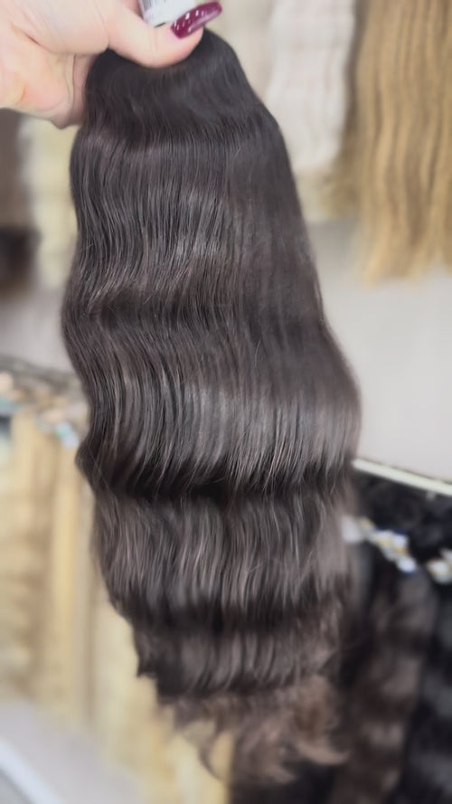 Baby Hair Extensions - Processed (wavy - Color 2 -57 cm -193 gr - 357/i)