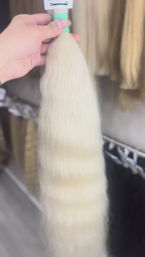 Raw Hair Extensions - Processed (wavy - Color 201 -67 cm -163 gr - 3380/211)