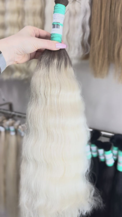 Ombre Hair  - Processed (Wavy - Color 0 -52 cm -130 gr)