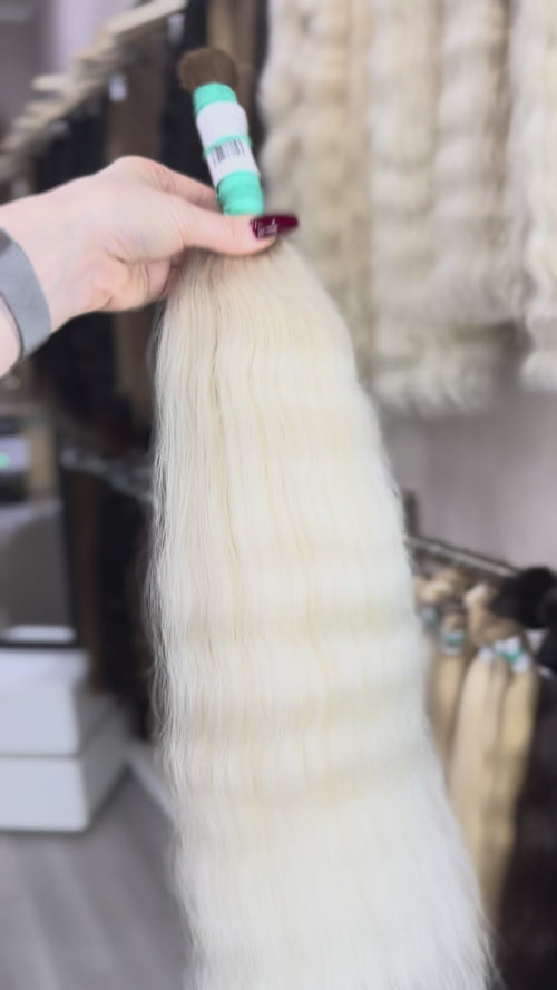 Raw Hair Extensions - Processed (Wavy - Color ombre -65 cm -130 gr - 3777/213)