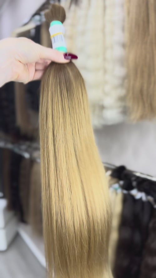 Raw Hair Extensions - Processed (Straight - Color ombre -59 cm -108 gr - 6294/221v det)