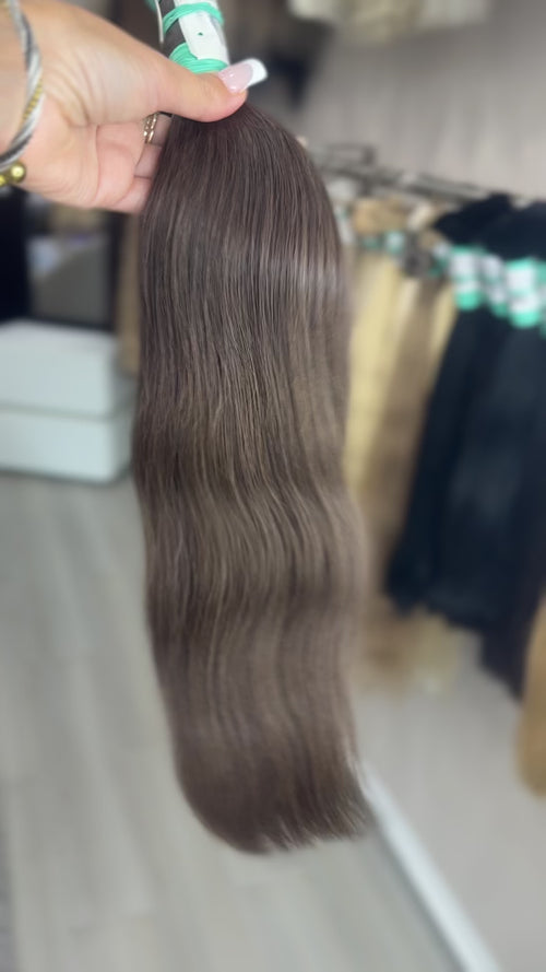 Raw Hair Extensions - Processed (Wavy - Color 3 -46 cm -168 gr)