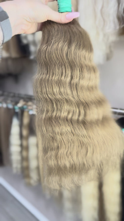 Raw Hair Extensions - Processed (Wavy - Color 10 -52 cm -150 gr)