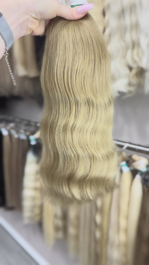 Raw Hair Extensions - Processed (Wavy - Color 88 -49 cm -123 gr)