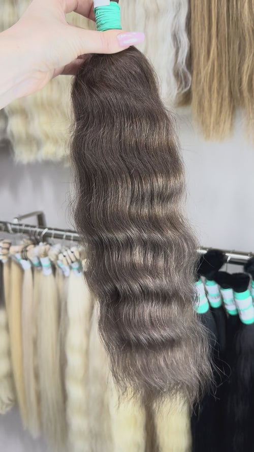 Raw Hair Extensions - Processed (wavy - Color 3b -51 cm -117 gr - 293/234)