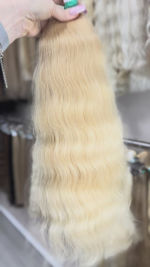 Raw Hair Extensions - Processed (wavy - Color 16 -53 cm -122 gr - 120/225)