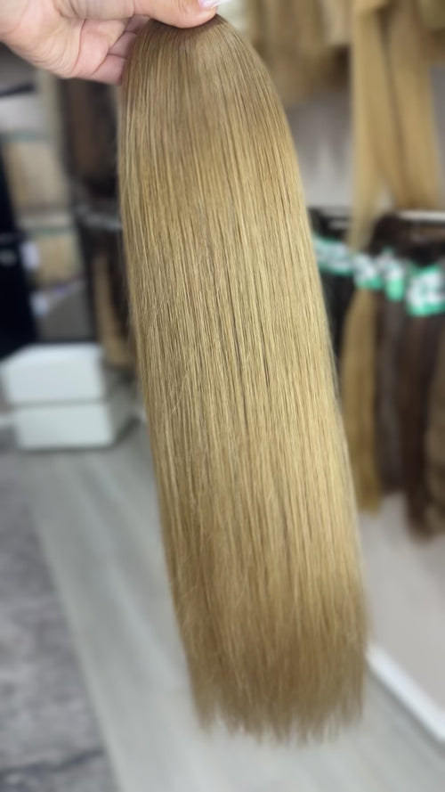 Raw Hair Extensions - Processed (Straight - Color 8 -60 cm -167 gr - 7726/226v)