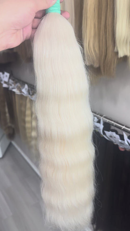 Raw Hair Extensions - Processed (Wavy - Color 201 -66 cm -180 gr - 3326/212)